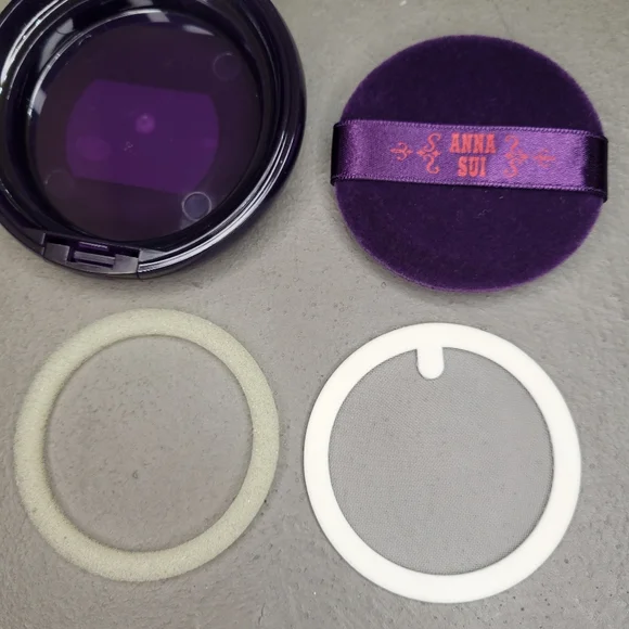 💸SOLD💰_🛑_💜ANNA SUI LUXURY FACE POWDER CASE MOP [BNIB]💜 - Picture 6 of 15
